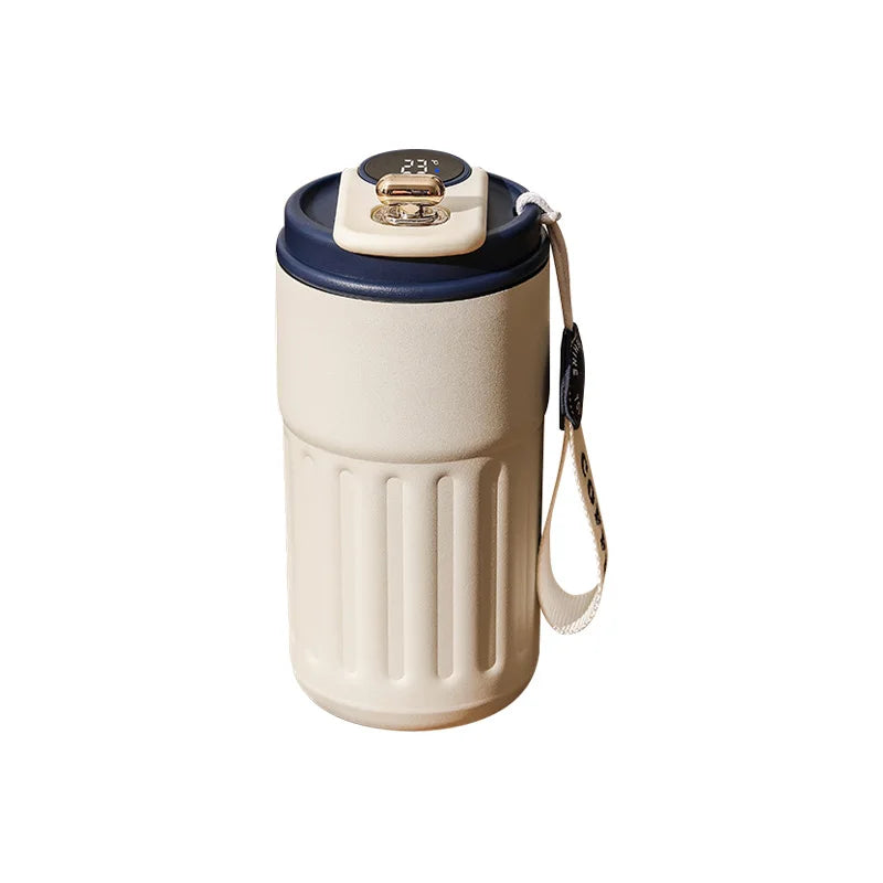 Termo Inteligente 450ml con Pantalla Temperatura - Acero Inoxidable 316