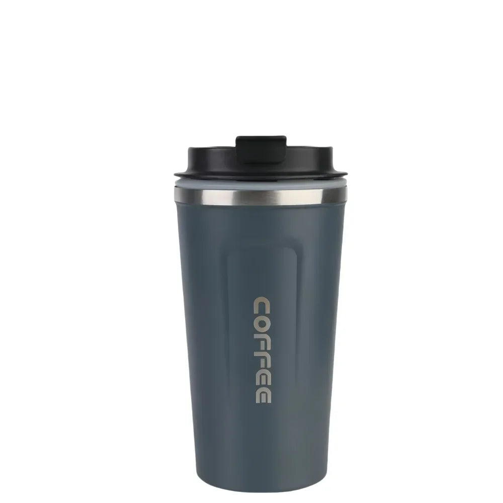 Termo Café Viaje 380ml/510ml - Taza Térmica Acero Inoxidable Antifugas