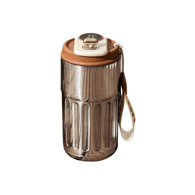 Termo Inteligente 450ml con Pantalla Temperatura - Acero Inoxidable 316