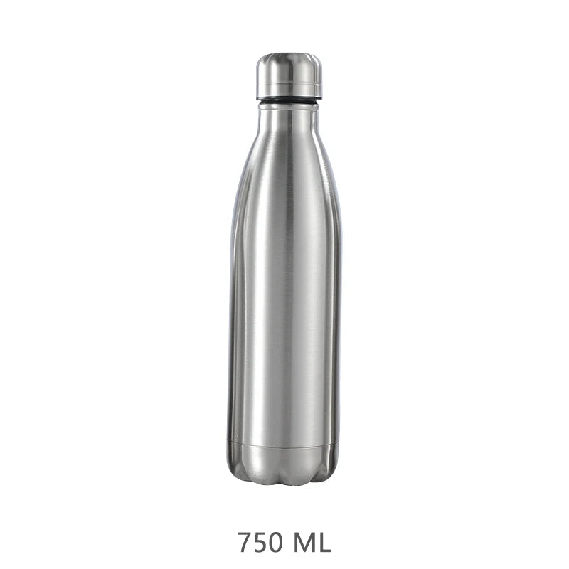 Botella de Agua Térmica Acero Inoxidable 500ml-1000ml - Mantiene Temperatura 24h