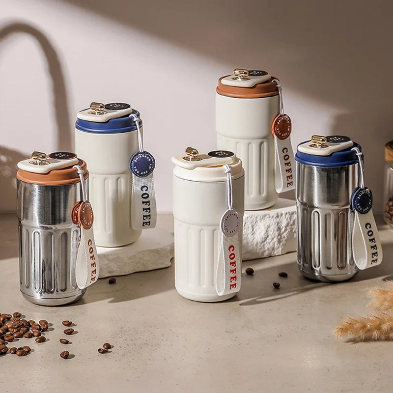 Termo Inteligente 450ml con Pantalla Temperatura - Acero Inoxidable 316