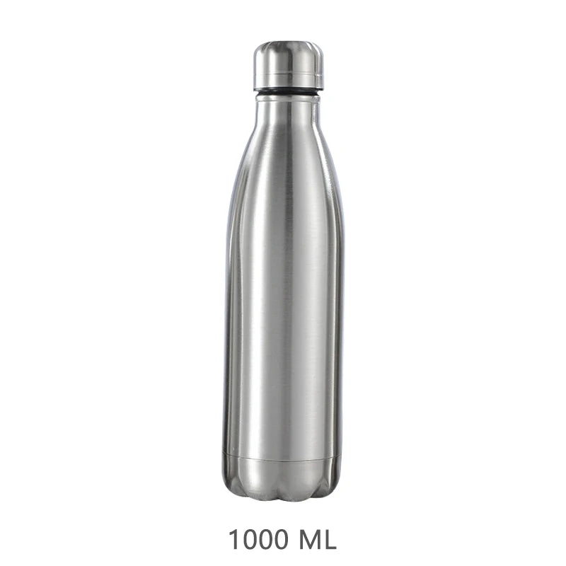 Botella de Agua Térmica Acero Inoxidable 500ml-1000ml - Mantiene Temperatura 24h